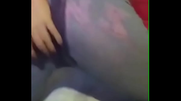 Carly making herself squirt in her trackies