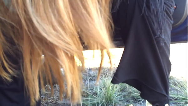 Peeing on the road