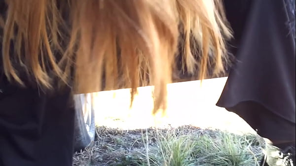 Peeing on the road