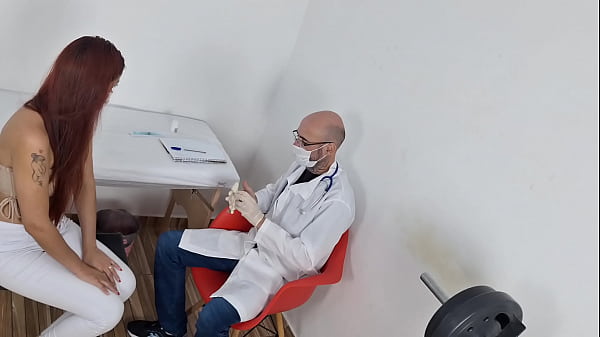 Doctor giving injection to patient!
