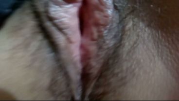 Stepson caresses my pussy, I get excited and masturbate, he shows me his big cock