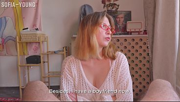 RUSSIAN REDHEAD STEPSIS SUCKS COCK ON PHONE WITH BF!