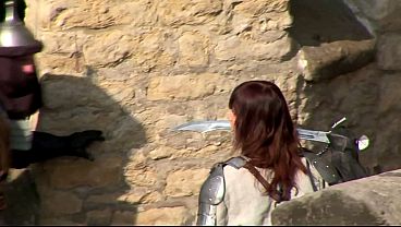 Theodora Ferreri The Warrior Female Knight Gets Three Cocks