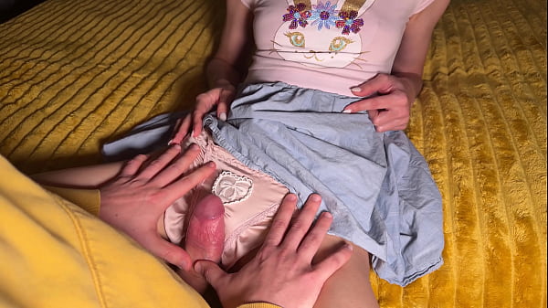 Secret Sex with Roommate's GF During Kinky Pussy Rub & Hot Cum in Panties
