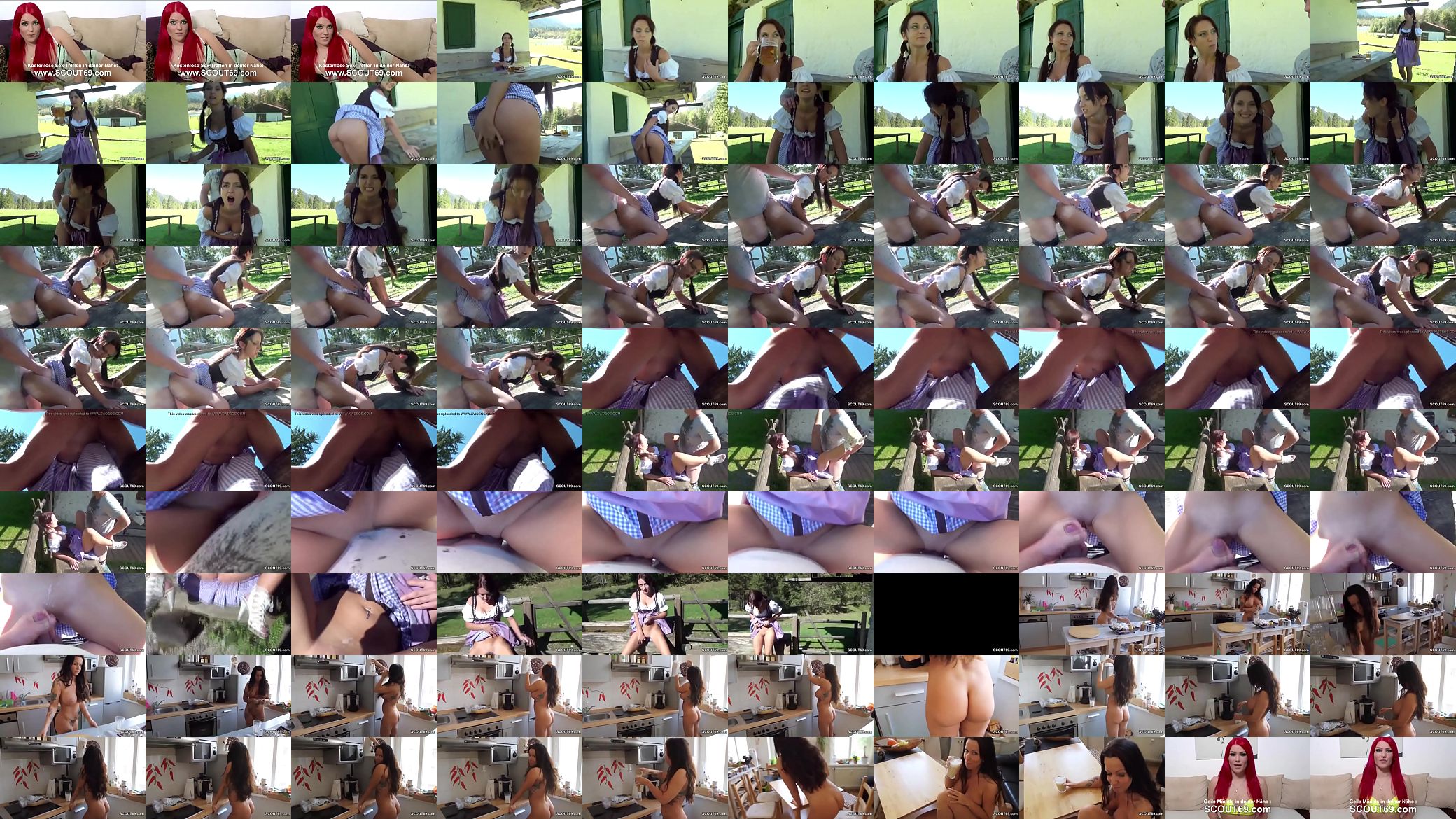 German Bavarian Teen Seduce to Fuck Outdoor like Heidi 预览图