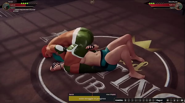 Remiel VS Aine O'Rackie (Naked Fighter 3D)