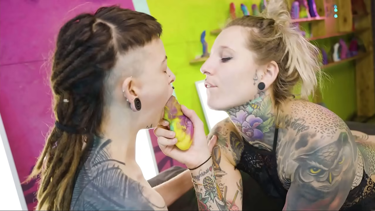 Scene Queen Strap on Domination Shy Teen Gets Wrecked