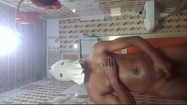 Bathroom Big Dick Oil Massage