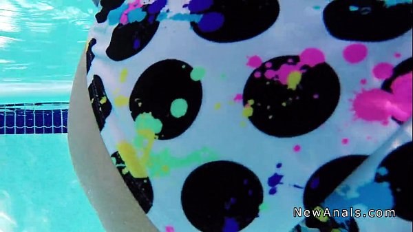 Latiana girlfriend does pool anal sex
