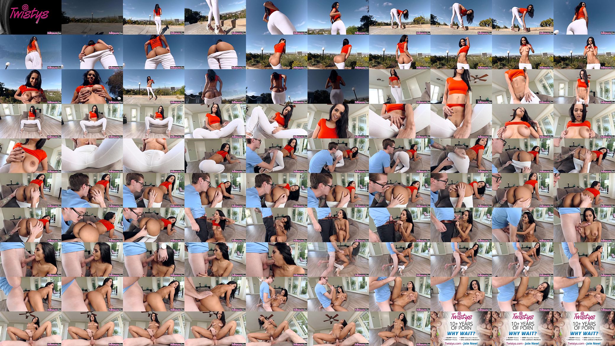 Twistys - Sexy White Pants - Abby Lee Brazil 预览图