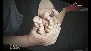 Chastity Slave Worship Feet 16 sec
