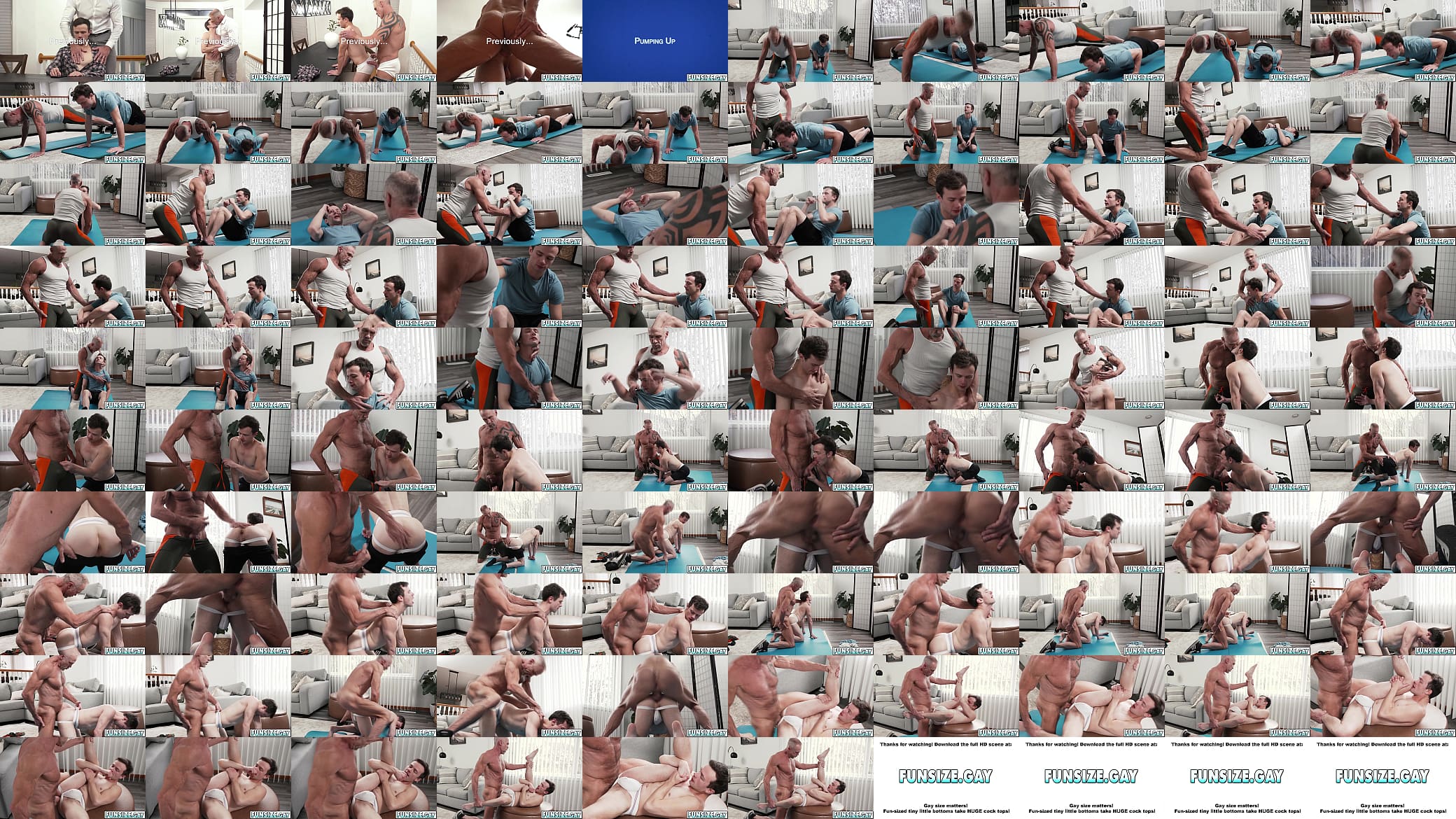 Holy Moly! Mountain of muscles pulverizes twink! Logan Cross&#039; asshole vs Dallas Steele&#039;s 250 pounds of muscles! 预览图