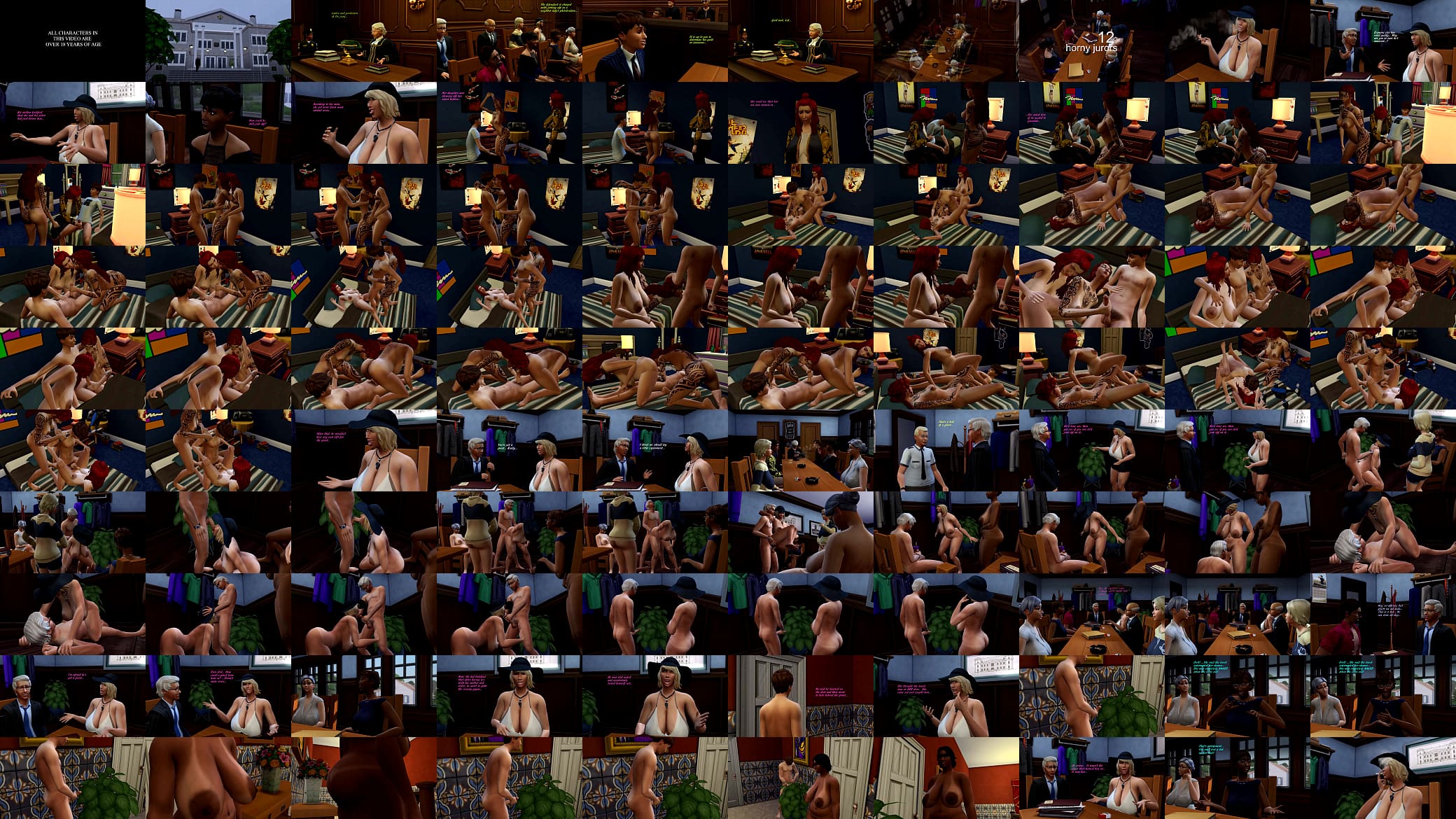 SIMS 4: 12 Horny Jurors - a Parody 预览图