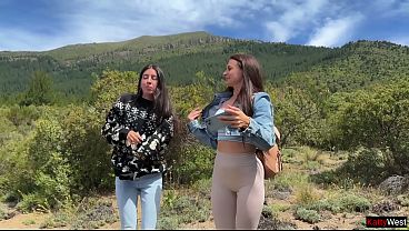 Download Video - Naked Girls Took Pictures of Their Pussies in Nature and Accidentally Flashed Them in Front of Strangers&comma; for Which They Were Fucked