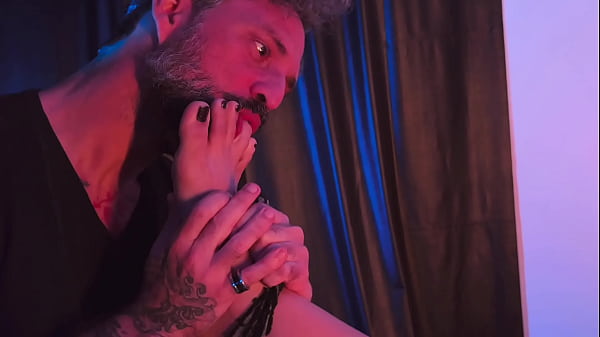 I Love Feeling Your Cock Between My Toes