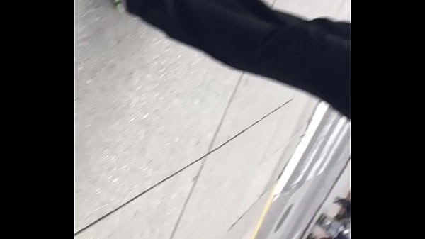 Fat pussy white lady had no idea I was following her