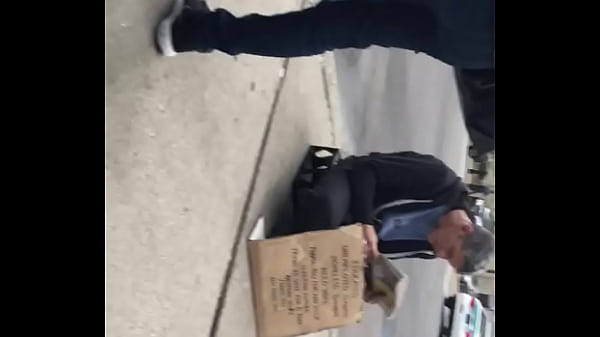 Fat pussy white lady had no idea I was following her