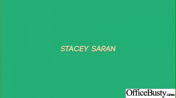 (Stacey Saran) Big Tits Horny Office Girl Get Nailed Hardcore vid-28