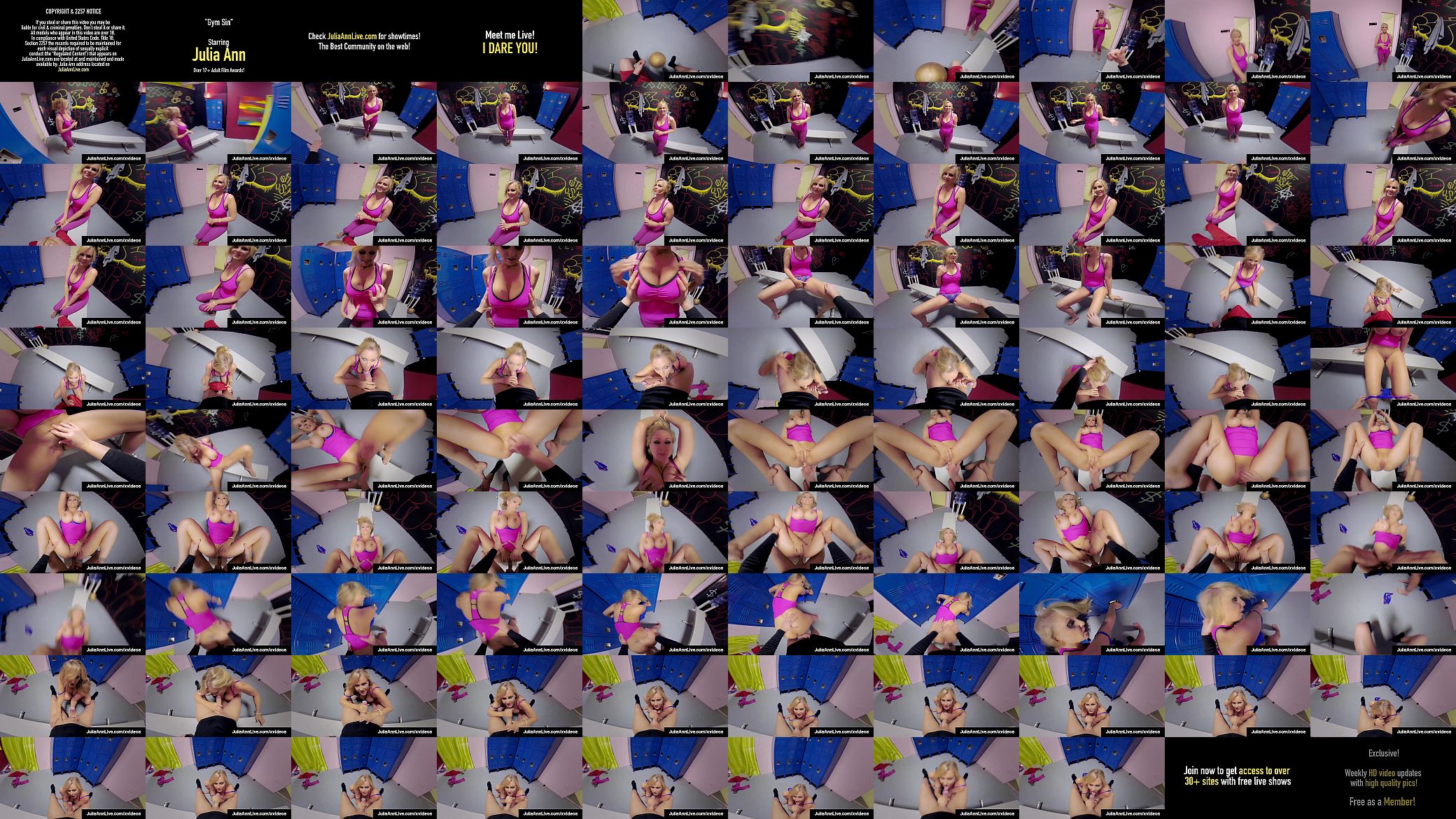 Drop d. Gorgeous Milf Julia Ann Pounded By Lucky Gym Cock! 预览图