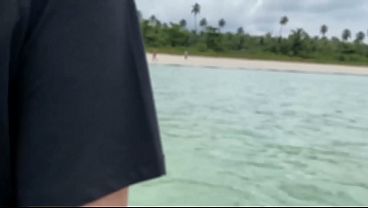 The milf's ass was pumped with sperm and salt water in front of everyone