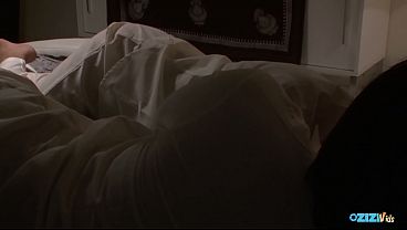 They were in their bed and in the middle of the night they started fucking.