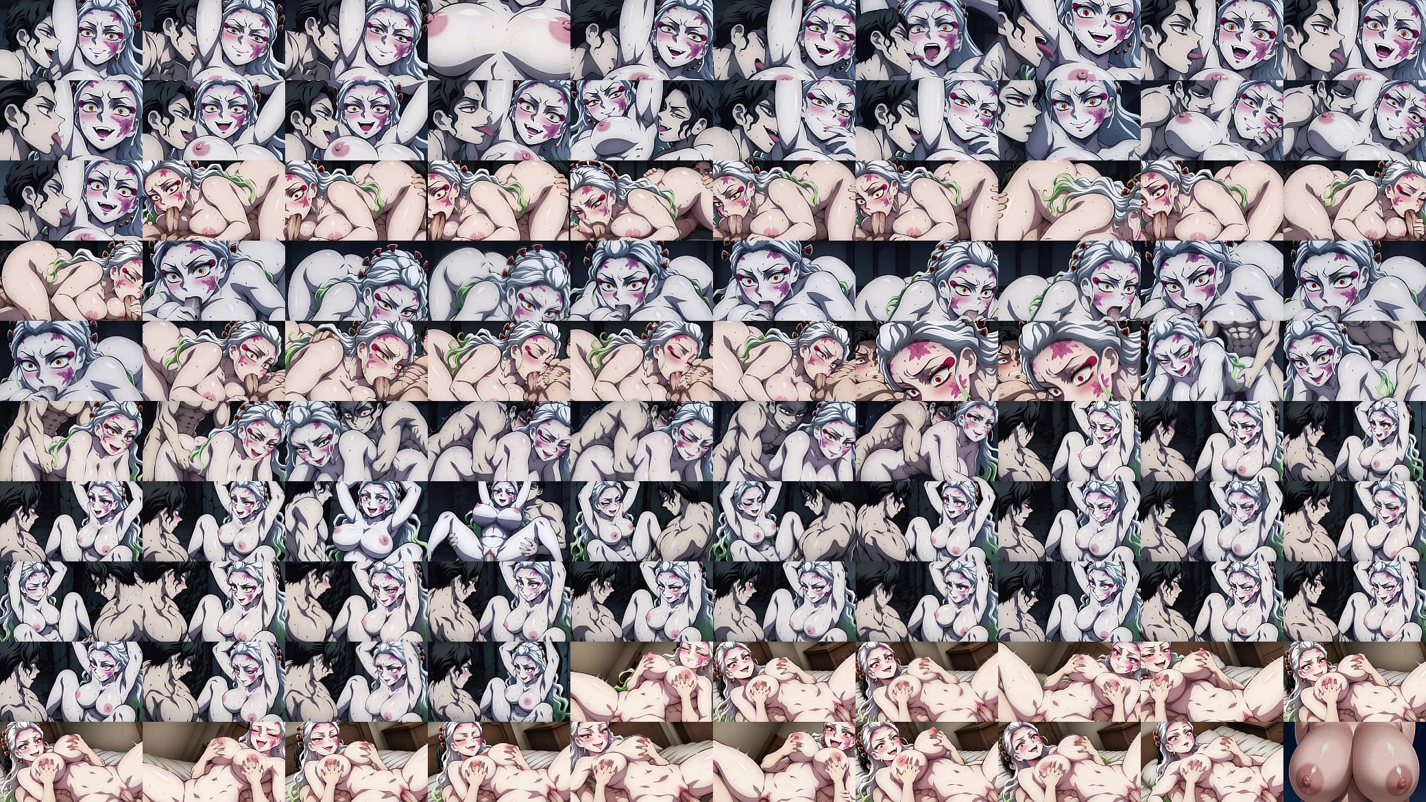 Muzan x Daki (Kimetsu No Yaiba) AI 预览图