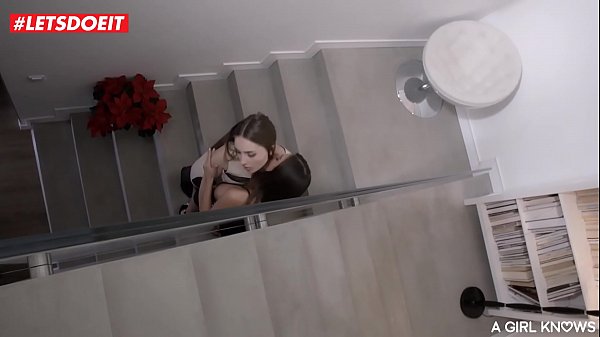 LETSDOEIT - Lesbian Couple Is So Horny That They Can't Even Make It To Bed (Lena Reif & Liya Silver)
