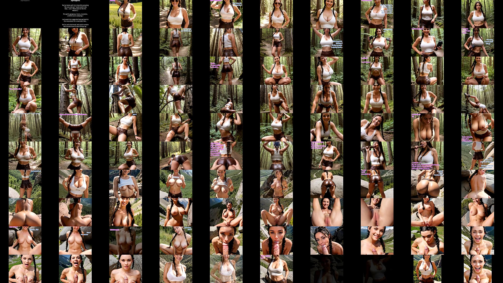 Hiking Week-End - Part 1 - AI Generated Porn Dream 预览图