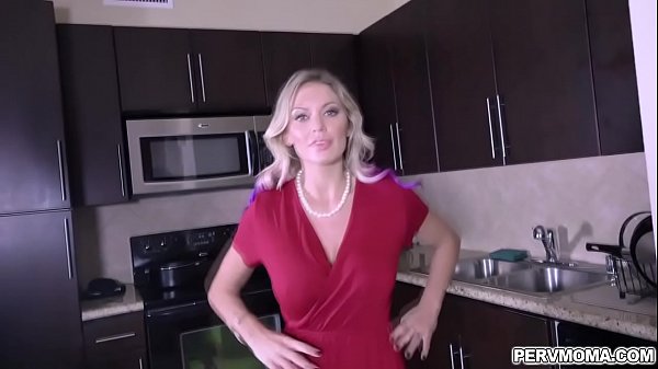 Stepmom Kenzie Taylor begs to deepthroats stepsons huge cock while wearing handcuffs.She likes swallowing his boner and got loaded with a facial jizz.
