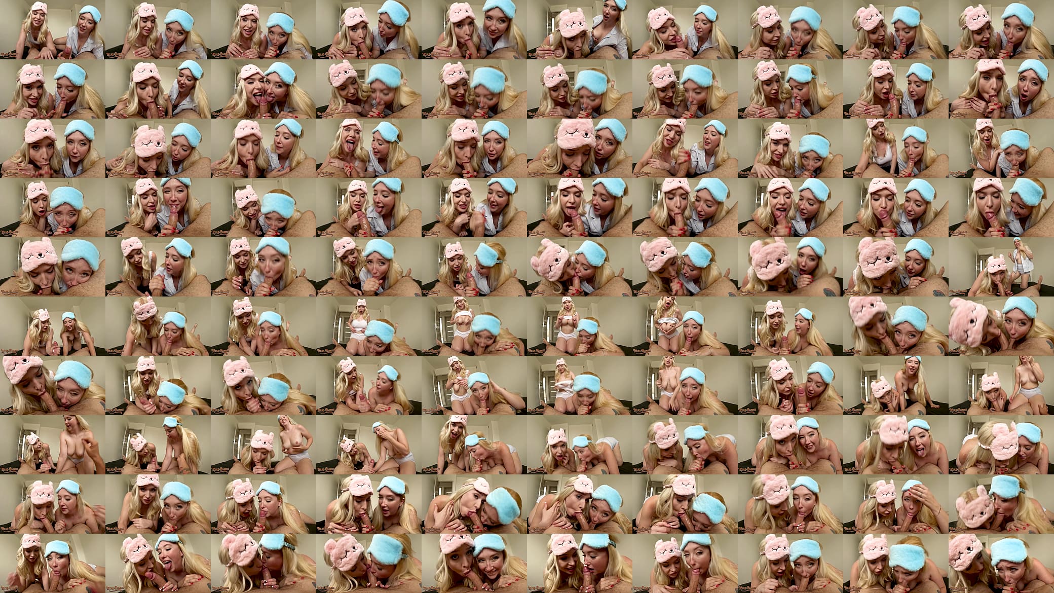 Blonde Babes Samantha Rone &amp; Vera Jarw Eat CZ Muse&#039;s Huge Cock! 预览图