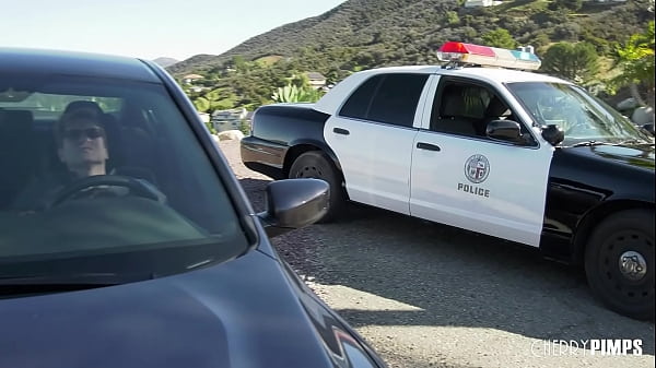 Slutty Brunette Whitney Wright Gets Arrested Giving a Public Blowjob