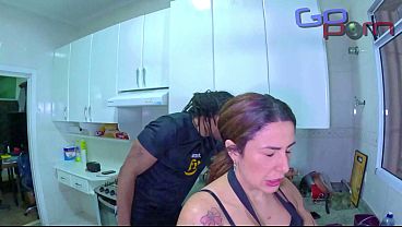 Maid tries to keep her job by giving her tight Latina pussy to the American.