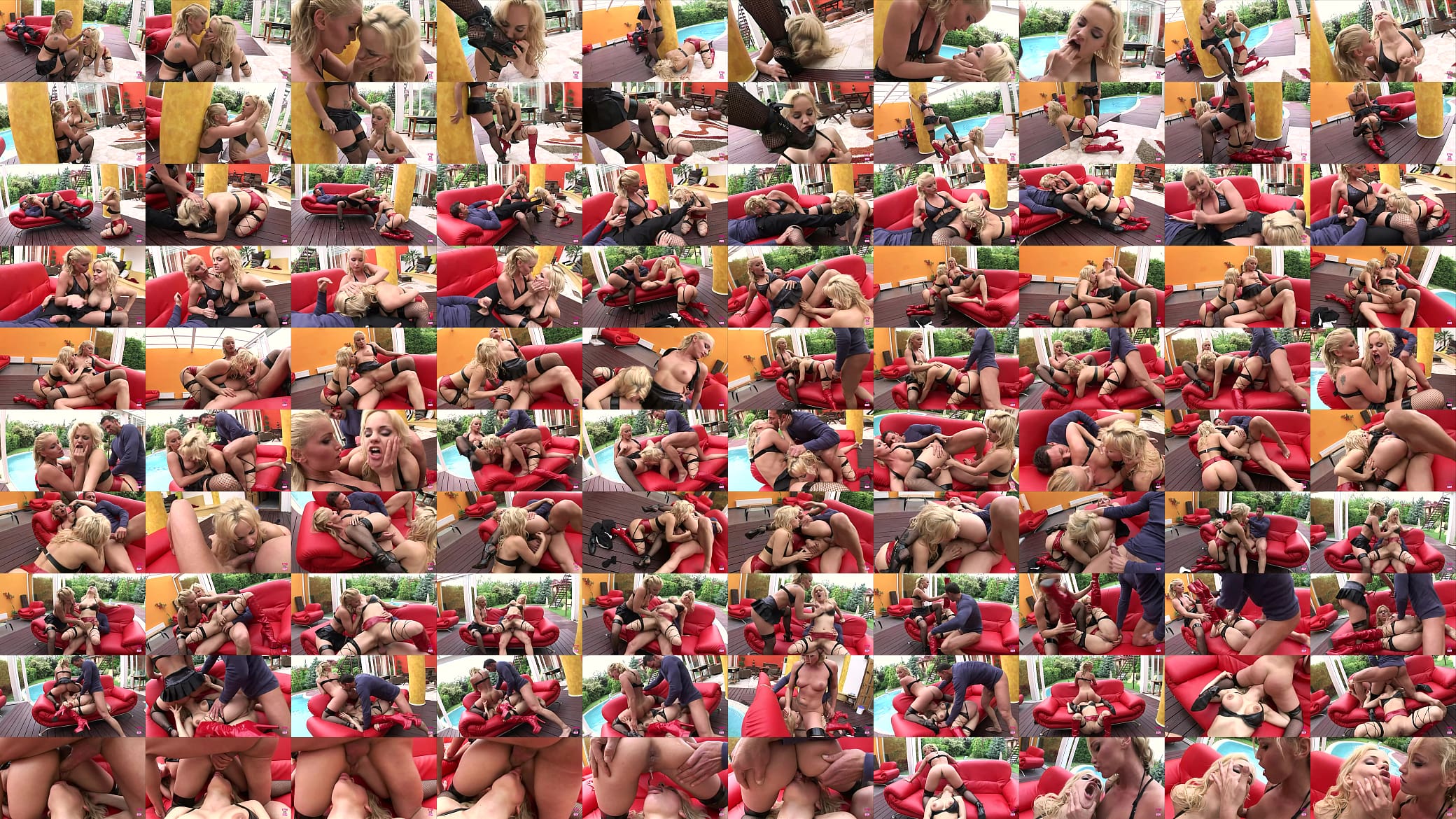 These blondes love eating warm cum dripping from their cunts 预览图