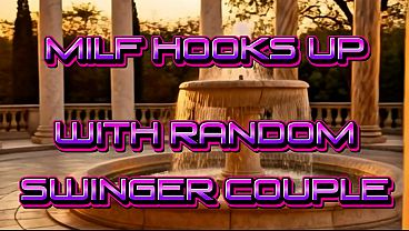 MILF Hooks Up With a Sexy Swinger Couple At A Hotel
