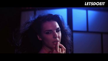 Slim European Babe Gets Her Tits Glazed With a Thick Fucking Cum Load