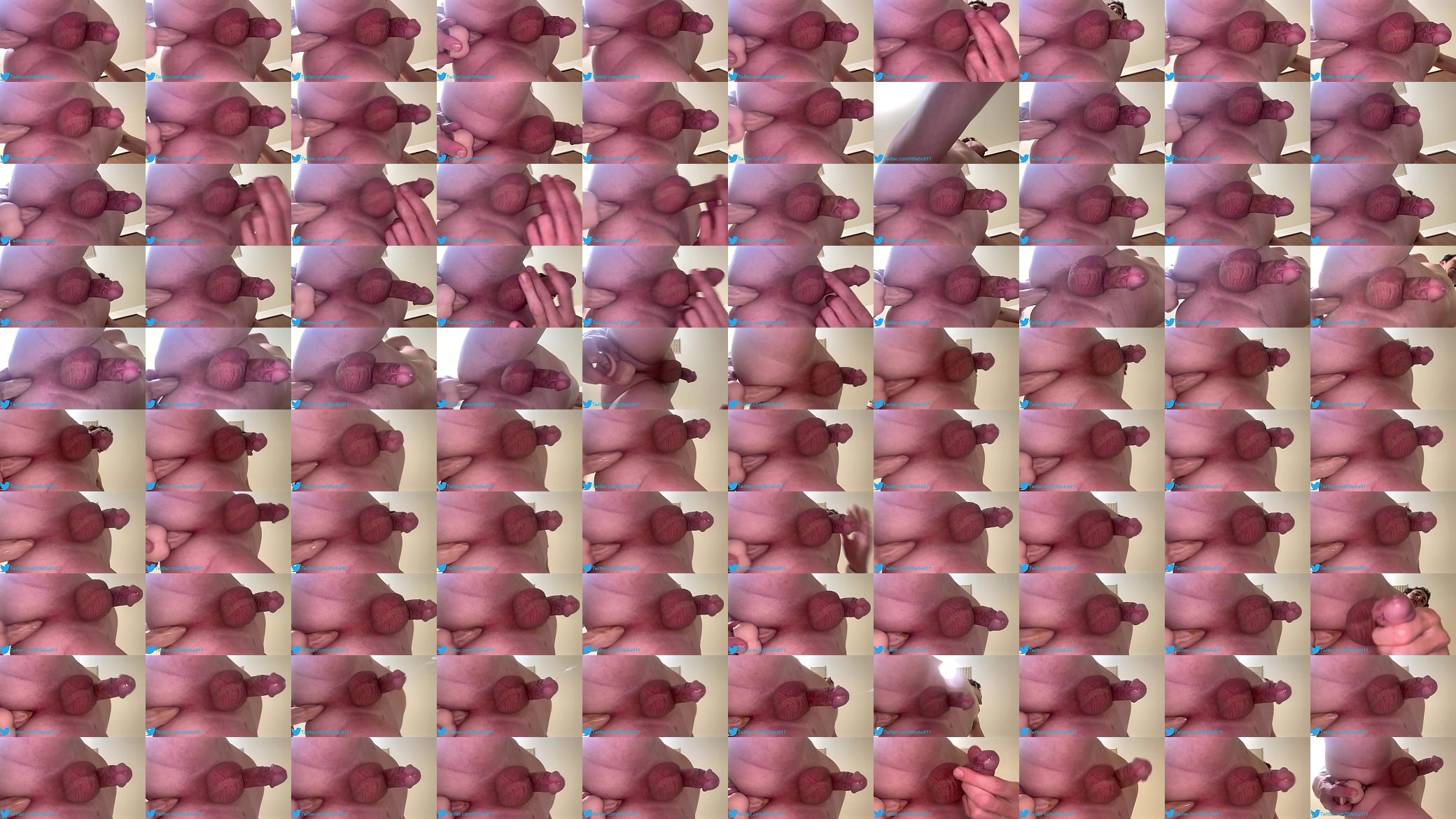 Sissy femboy drips precum while fucking his ass 预览图