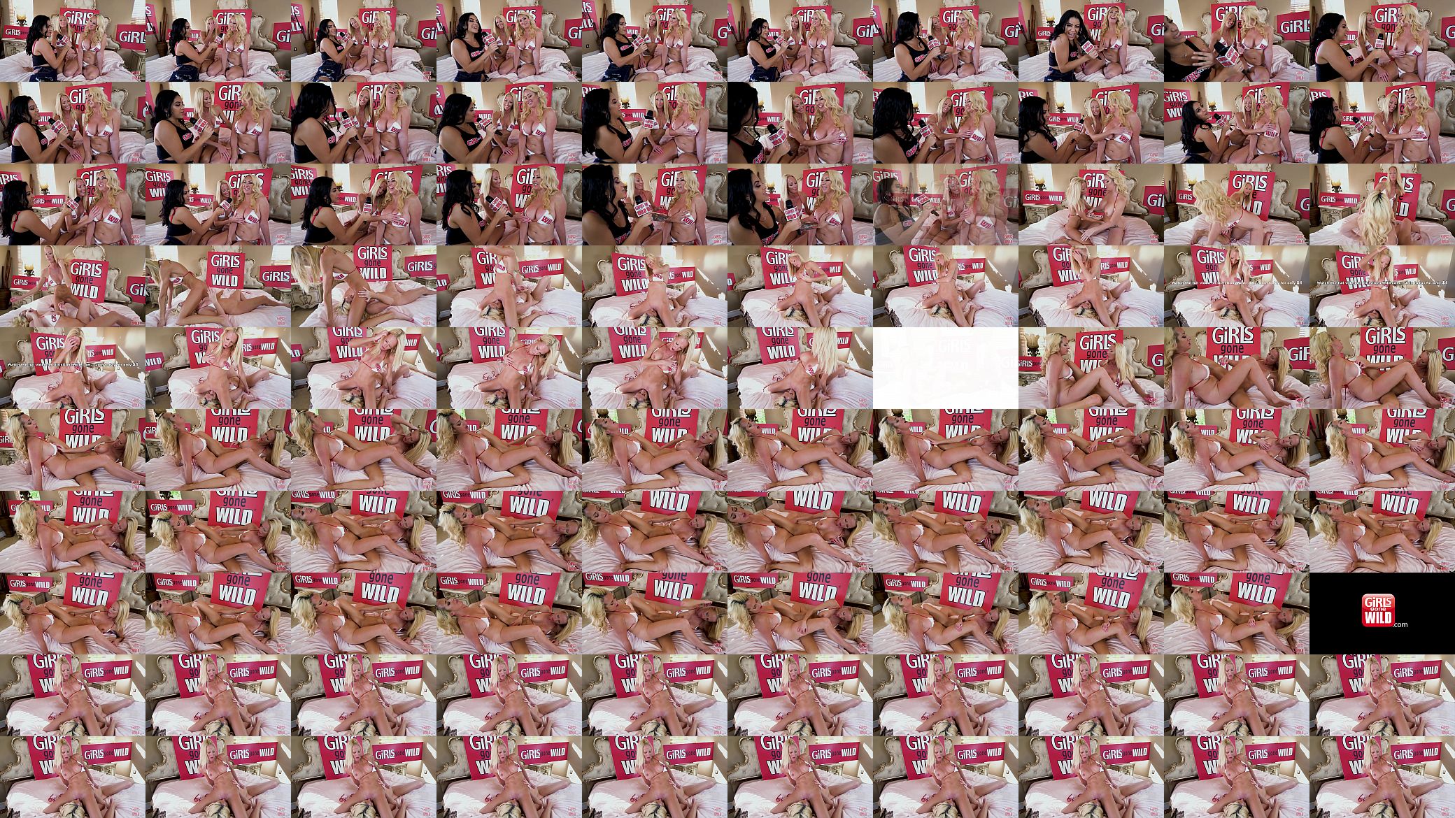 GIRLS GONE WILD - Janna Hicks &amp; Lexi Rainz Scissoring At The Palace 预览图