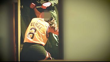Basketball Girl Sucks Coach in Gym Bathroom