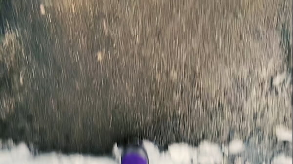 [Snow and Rabbit at Niigata Onsen]