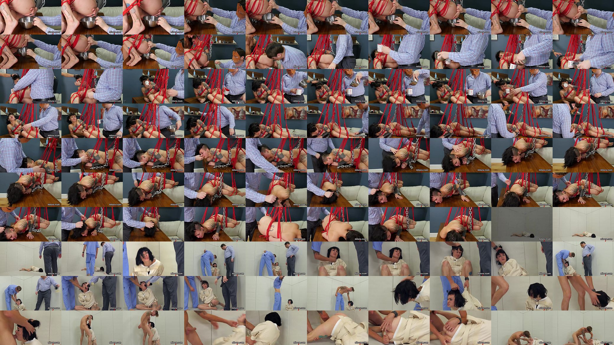 Sexy girl was brought in butthole assylum for painful treatment 预览图