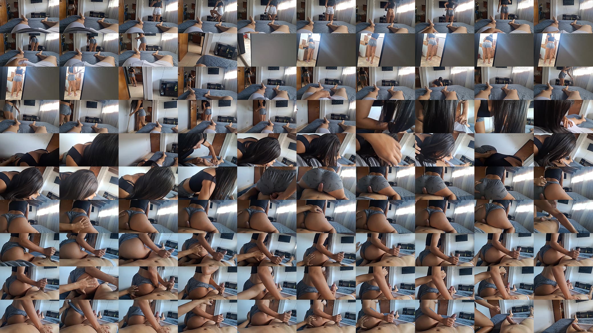 My employee provokes me with her short shorts and she ends up sucking my cock 预览图
