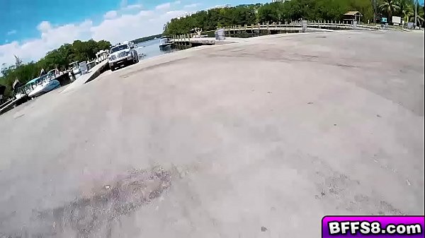 Gorgeous bikini babes got wild on a boat fuck