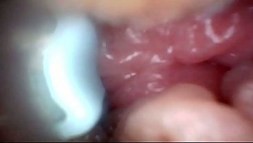 I filmed inside the vagina.