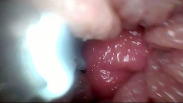 I filmed inside the vagina.