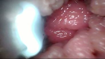 I filmed inside the vagina.
