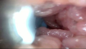 I filmed inside the vagina.