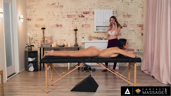 FANTASY MASSAGE - Sexy Masseuse Bunny Colby Gets Horny While Massaging Gia Derza's Perfect Ass