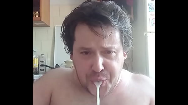 A gay man has produced a portion of fresh sperm...
