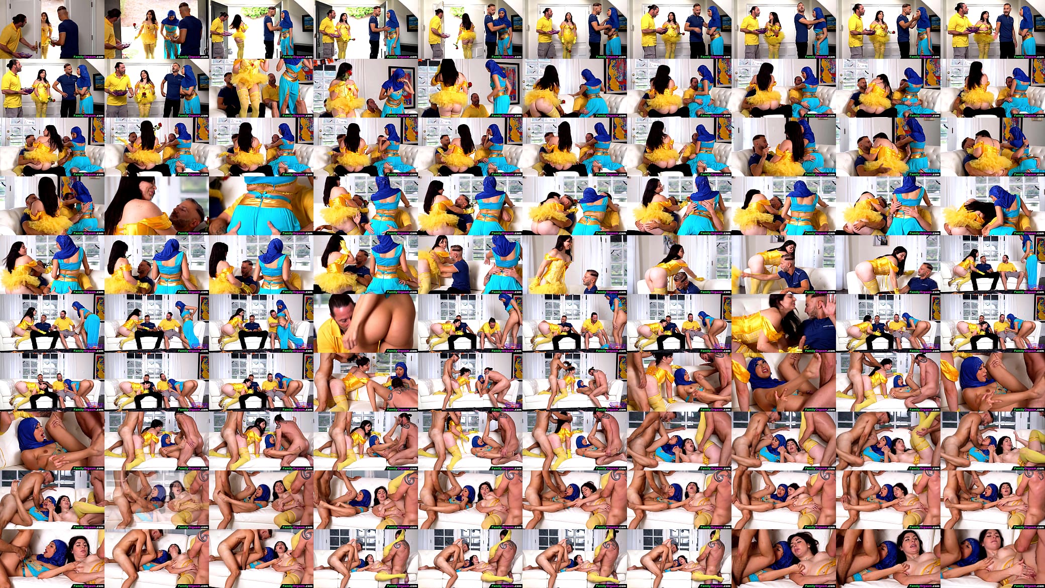 FamilyOrgasm - The Past Halloween We Swop Our Step-Daughters 预览图