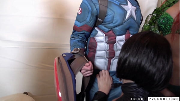 Captain America Saves the Universe with Batman, Poison Ivy and Catwoman